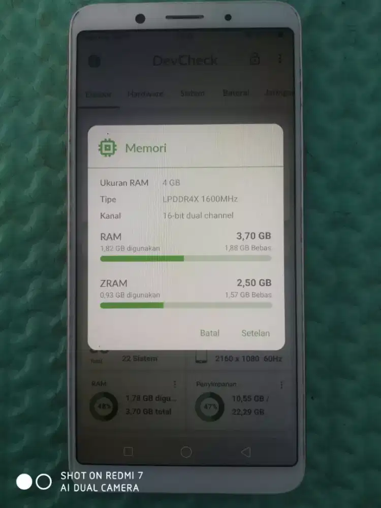 Oppo a73, ram 4/32