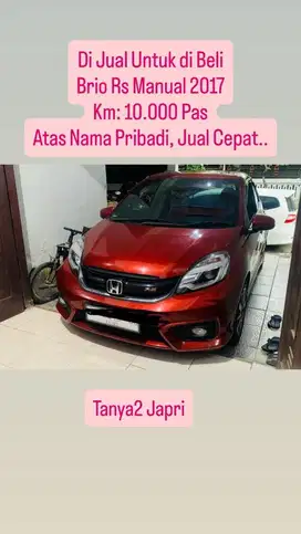 Brio RS Manual 2017 Low KM