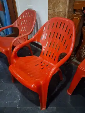 Kursi Santai Napolly Merah