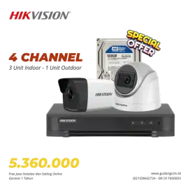 Paket CCTV lengkap plus Pemasangan