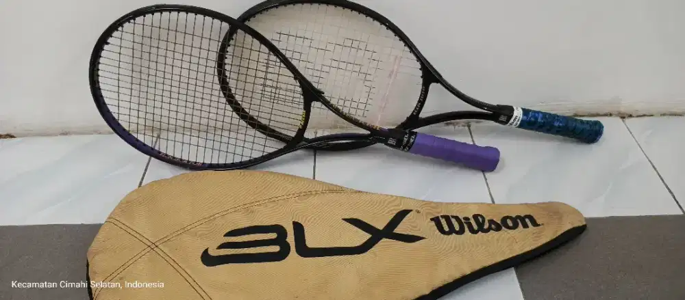 raket tenis 2 buah murah original