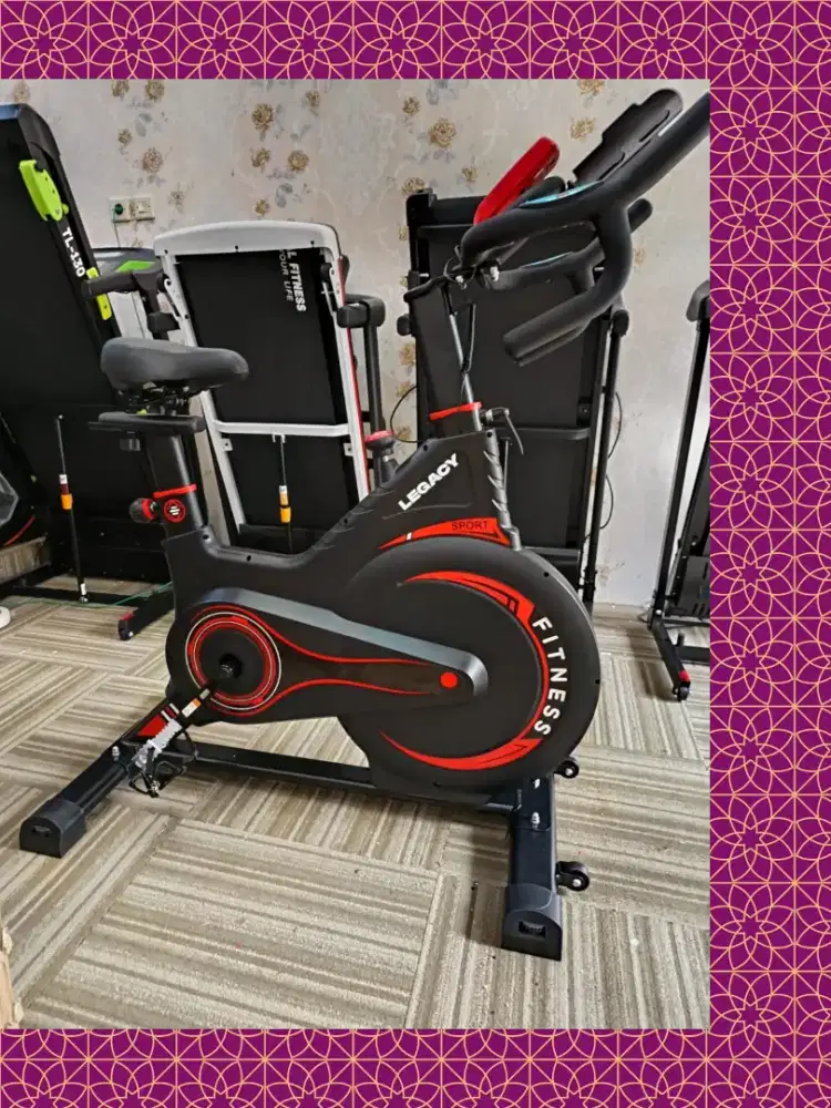 Sepeda statis Spinning Legacy semi komersil alat fitnes BHV-594