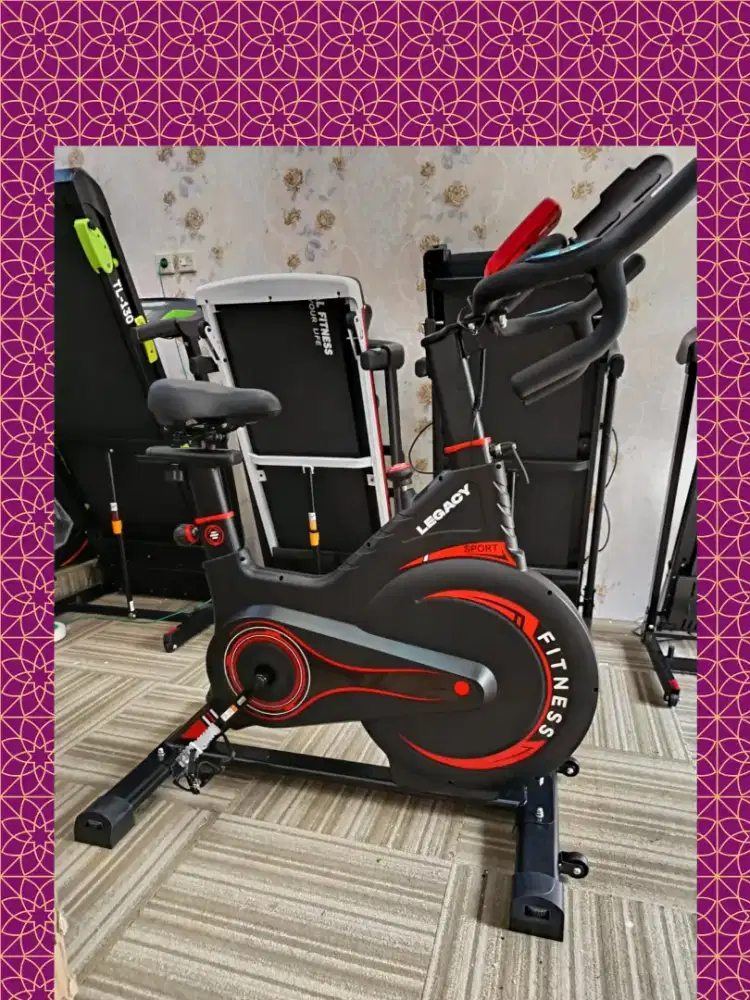 Sepeda statis Spinning Legacy semi komersil alat fitnes BHV-594