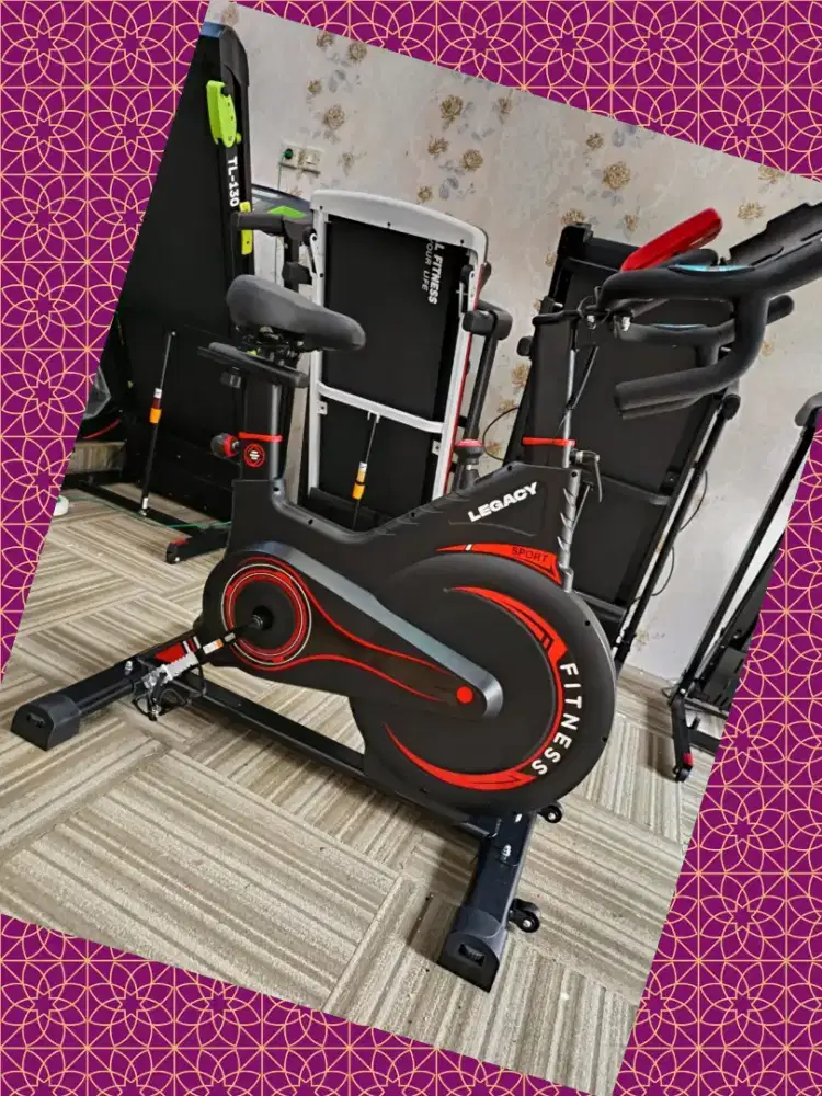 Sepeda statis Spinning Legacy semi komersil alat fitnes BHV-594