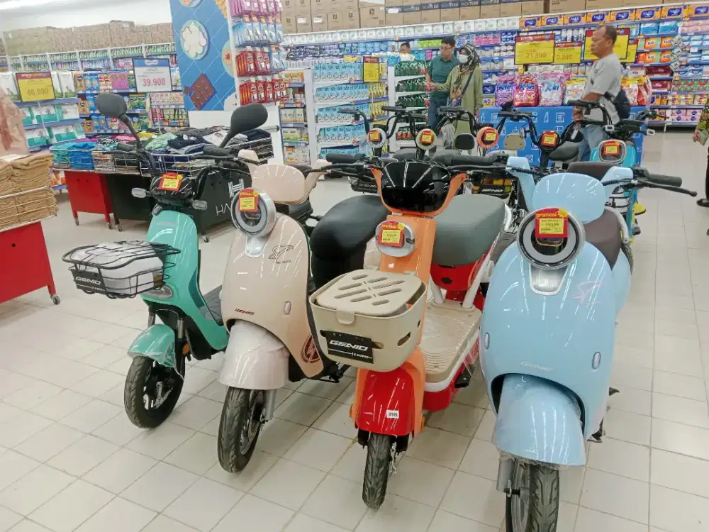 Promo Kredit Sepeda Listrik Bunga 0%Gratis 1x Angsuran