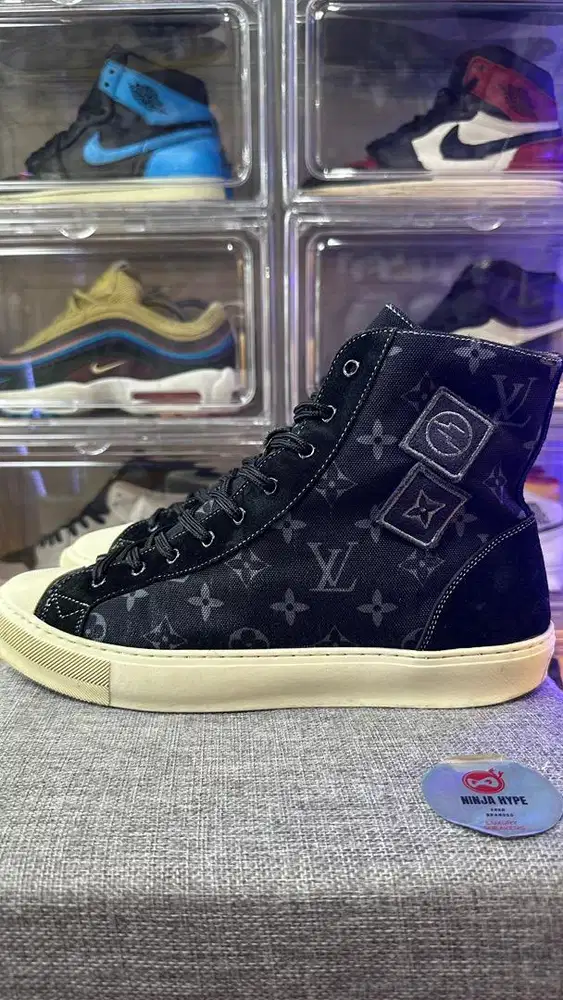 LOUIS VUITTON X FRAGMENT DESIGN HIGH TOP BLACK