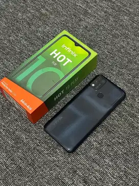 Infinix Hot 10 Play Ram 4/64GB Fullset