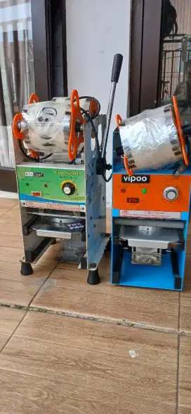 Cup Sealer 2 Unit, Merk Kris Chef & Vipoo, Kondisi Normal