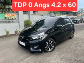 TDP 0 Angs Termurah Honda Brio RS Cvt 2019 Matic Hitam Low Km Like New