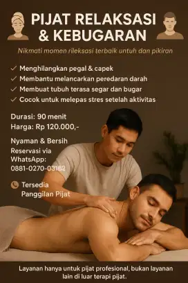 Pijat relaksasi profesional
