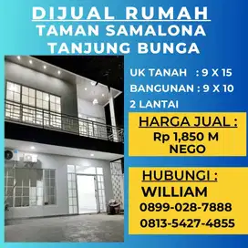 JUAL RUMAH TANJUNG BUNGA TAMAN SAMALONA MAKASSAR
