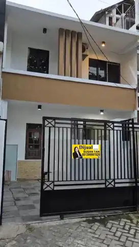 Dijual rumah babatan  pratama modern minimalis semi furnished