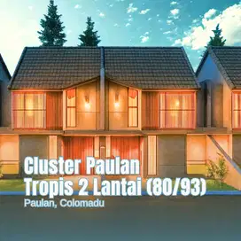 Rumah 2 Lantai Gaya Tropis di Paulan, Colomadu - Bonus Kolam Renang!