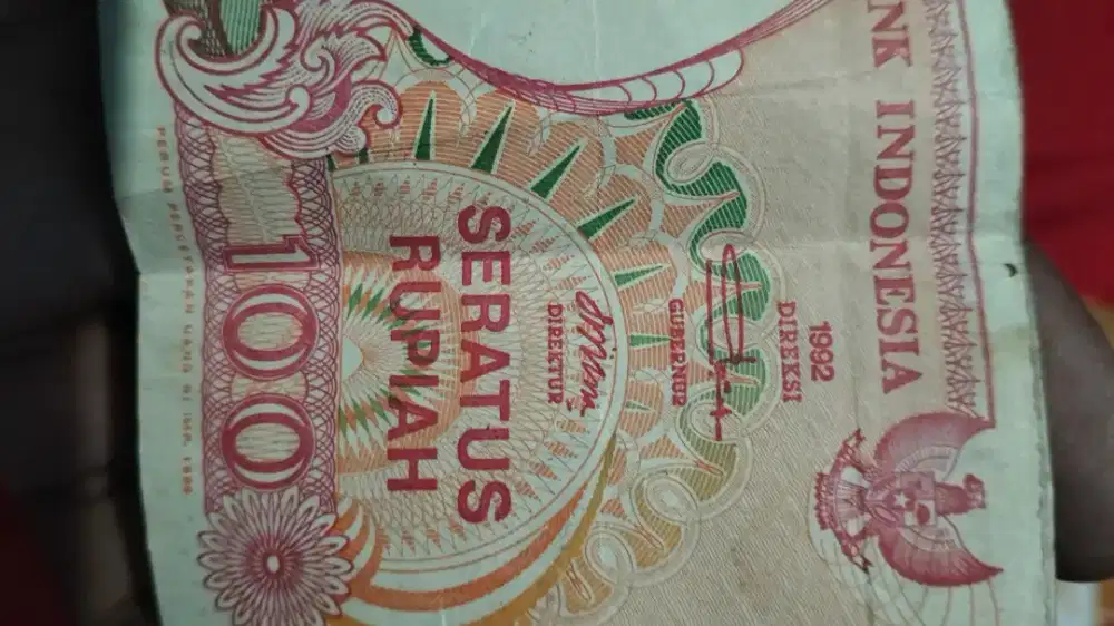 UANG 100 RUPIAH KELUARAN 1992
