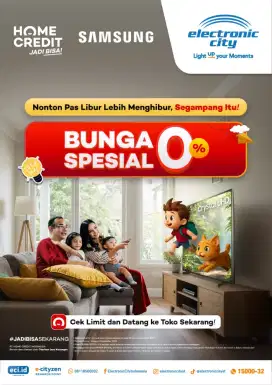 Kredit TV Samsung Bunga 0% Di Botani
