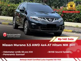 [ GARANSI 5TH ] Nissan Murano 3.5 AWD 4x4 AT Hitam 2011/2012