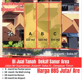 Tanah Kavling Area Sanur