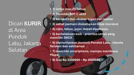 Dicari Supir Pribadi di Area Pondok Labu, Jakarta Selatan