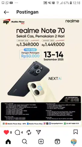 Kredit hp hanya ktp