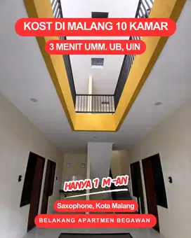 Kos Eksklusif Malang 20 Kamar Dekat Kampus UMM Ramai Mahasiswa