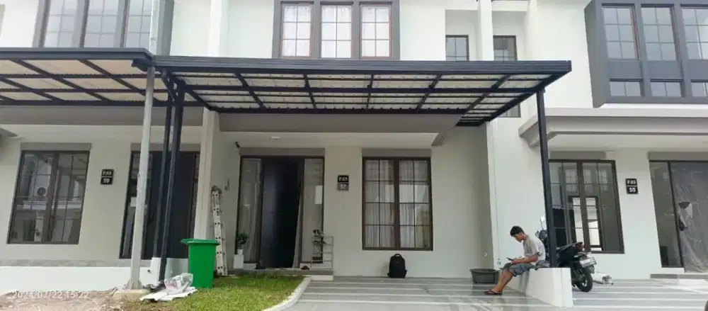 Kanopi baja ringan atap alderon single layer & double layer