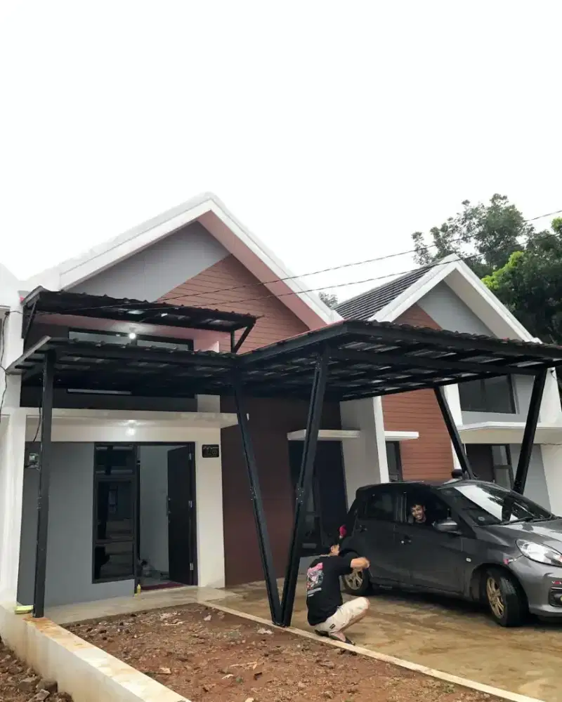 kanopi carport baja ringan atap alderon rs double layer & Single layer