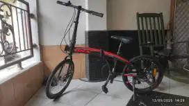 SEPEDA LIPAT TREX AVALANCHE B 7 SPEED - ORANGE