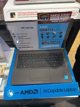 KREDIT LAPTOP HP 240 G9 PAKE PROMO HOME CREDIT CUKUP KTP AJA