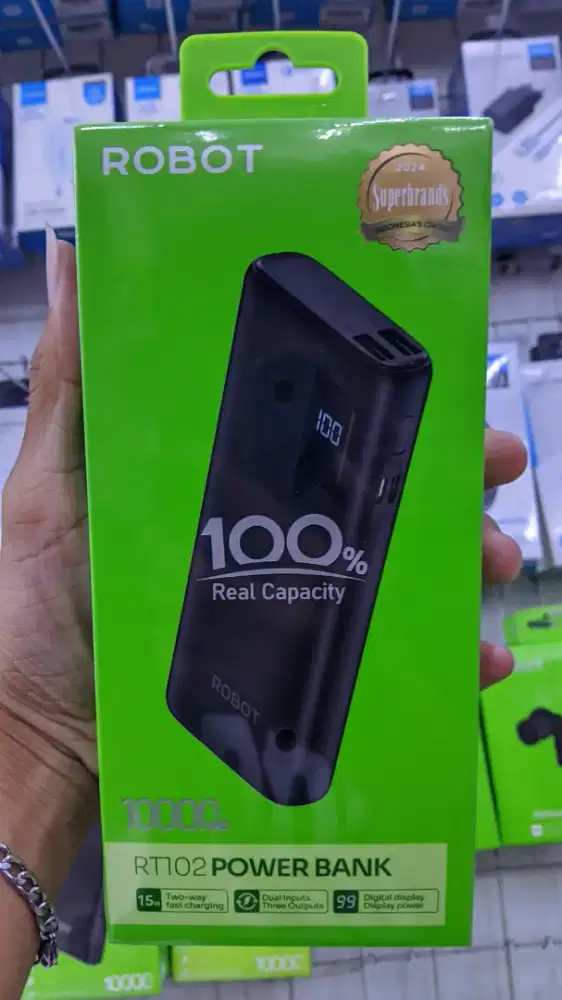 POWER BANK 10.000mAh ROBOT RT102