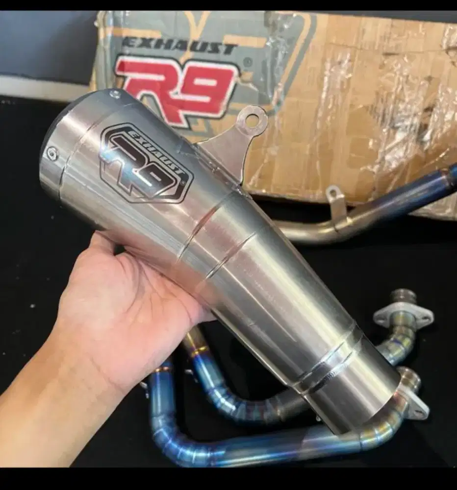 Knlpot r9 gp series titanium cbr 250 rr .cbr250rr