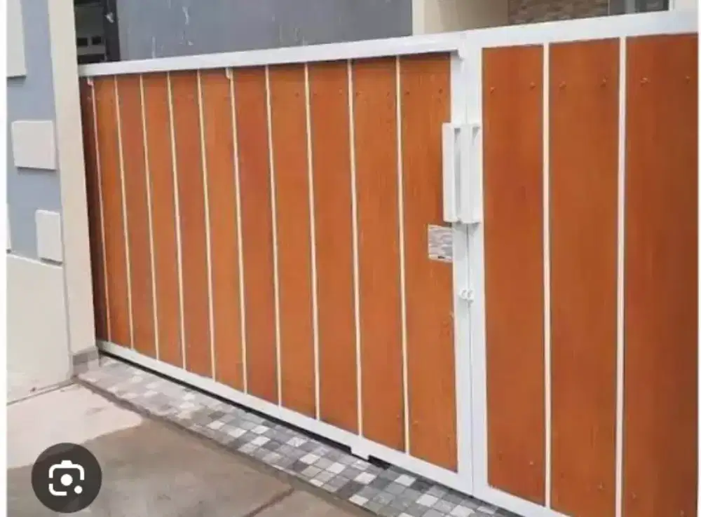 Pagar besi grc full minimalis