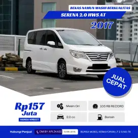 { TDP 5 JUTA } NISSAN SERENA 2.0 HWS AT 2017