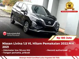 [ GARANSI 5TH ] Nissan Livina 1.5 VL Hitam 2021/2022