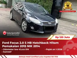 [ GARANSI 5TH ] Ford Focus 2.0 S HB Hatchback Sunroof Hitam 2014/2015
