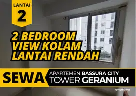 Sewa Apartemen 2 Bedroom Kosongan Lantai 2 Bassura View Kolam City