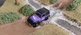 Diorama/Miniatur/Maket Offroad skala 1:64 ukuran 40x30cm