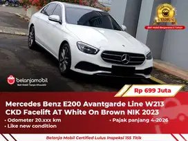 [GARANSI 5TH] Mercedes Benz Mercy E200 E 200 Avantgarde W213 2023/2024