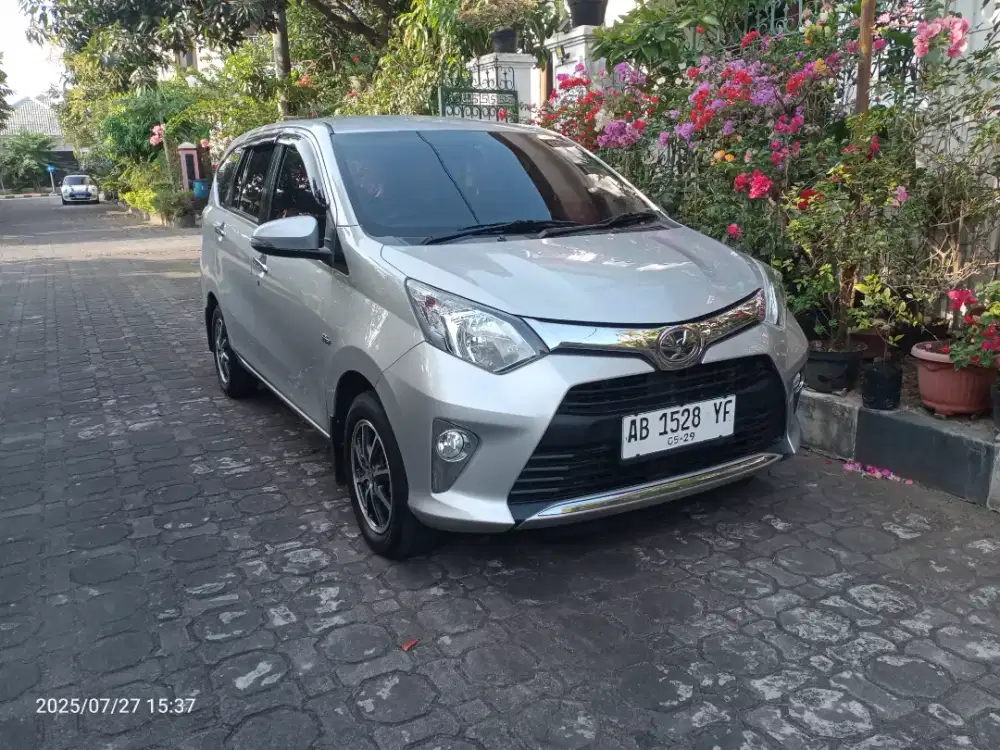 Toyota Calya G Matic 2017, km 46rb, Servis Record, Mulus Terawat Ori