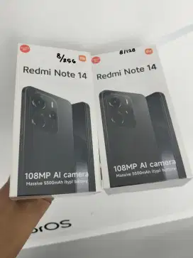 REDMI NOTE 14 NEW SEGEL GARANSI RESMI 15 BULAN MURAAHH