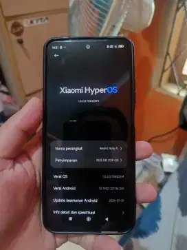 Dijual redmi note 11 4+2/128 fullset kardus+cassan