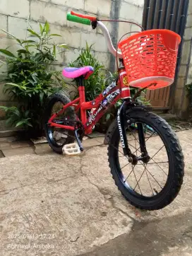 Sepeda Anak Perempuan Ukuran 16