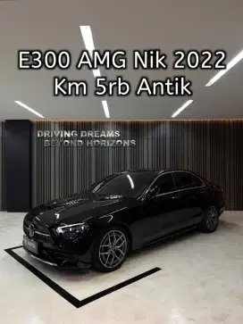 Mercedes Benz E300 AMG AT 2022 Hitam Mercy B1898HK Km5rb