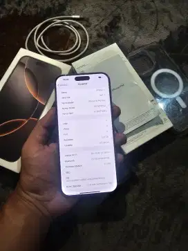 iPhone 16 Promax 256 GB  Dessert Titanium BH 100%