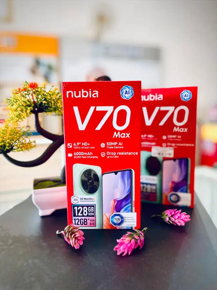 Nubia V70 Max 12gb / 128gb 1jutaan Bergaransi Resmi