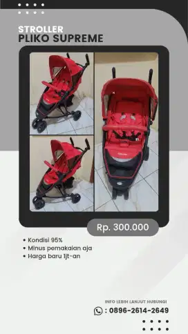 Stroller Anak (Pliko, Babyelle, Joie, Cocolatte, iBerry)