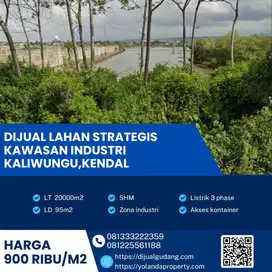 Dijual Lahan Strategis Kawasan Industri Kaliwungu,Kendal Luas 20000m2