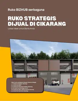 Ruko BiZHUB serbaguna berlokasi strategis