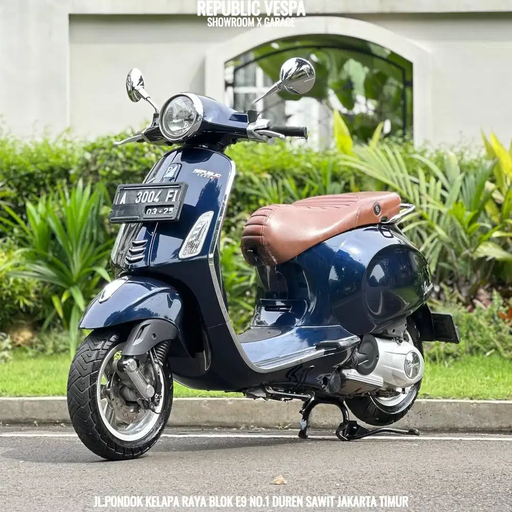 Piaggio Vespa PRIMAVERA 150 3V TAHUN 2014 warna BIRU PERFECT CONDITION