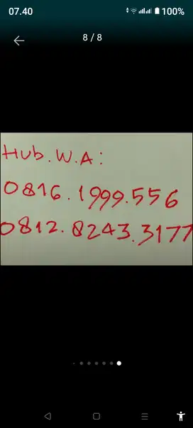 Rumah Dijual (TOWN HOUSE) 8 unit  SHM lokasi : T.B.SIMATUPANG JAKSEL