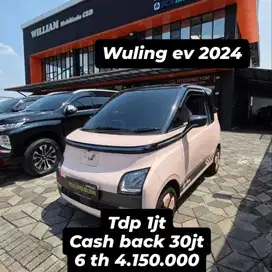 Wuling air Ev tahun 2024 tangan pertama km3000 sperti baru